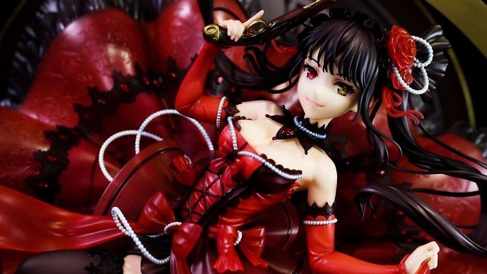 约战：狂三外传 时崎狂三 鸽血红宝石礼服