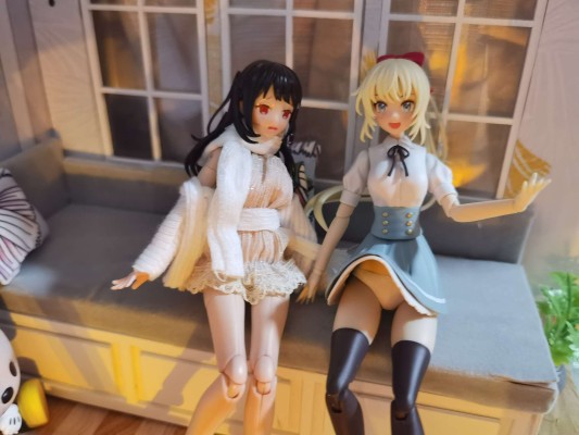 创彩少女庭园 结城圆 桃樱高中 冬装 梦幻草莓色