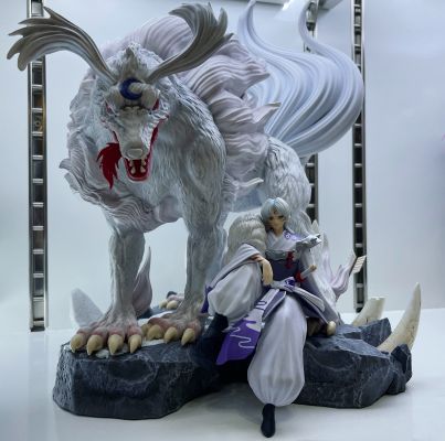 压泡面手办 战国御伽草子 犬夜叉 杀生丸