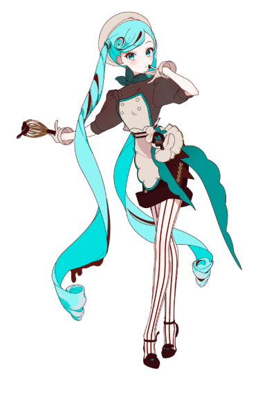 Luminasta 初音未来 黑巧克力糕点师