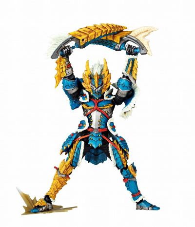 山口式转轮科技 #133 怪物猎人系列 猎人男剑士 雷狼龙装