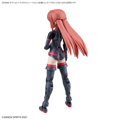 30MS 自定义发型配件 第三弹 全4种长发2[红色2]