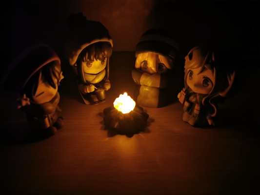 粘土人#1623 摇曳露营△ 各务原抚子 单人露营Ver.