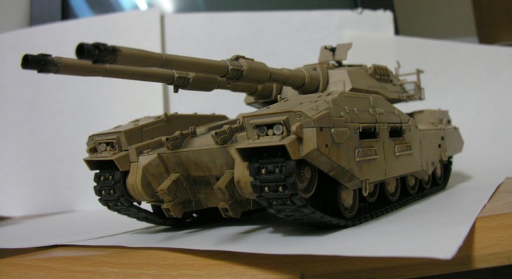 U.C.ハー古拉フ 1/35 地球連邦軍61式戦車5型セモベンテ隊