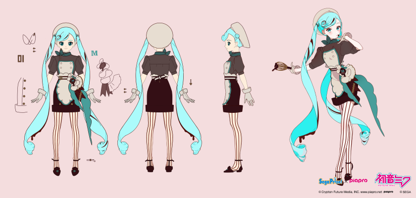 Luminasta 初音未来 黑巧克力糕点师