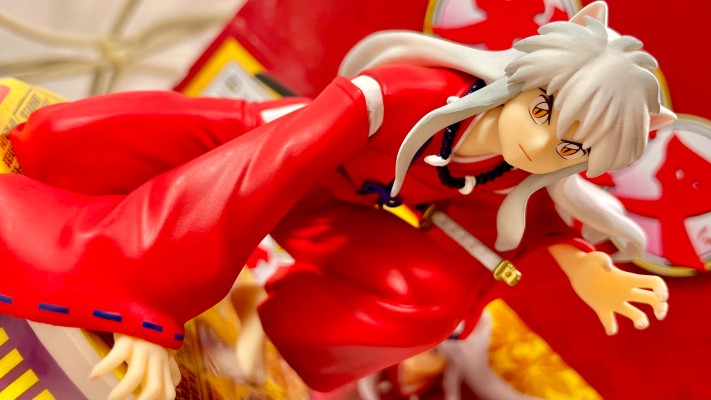 压泡面手办 战国御伽草子 犬夜叉 杀生丸