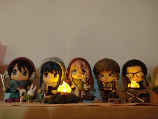 粘土人#1623 摇曳露营△ 各务原抚子 单人露营Ver.