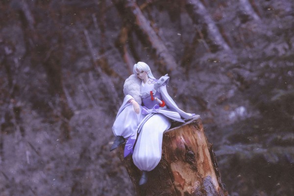 压泡面手办 战国御伽草子 犬夜叉 杀生丸