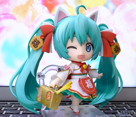 粘土人#1777 初音未来 招财未来