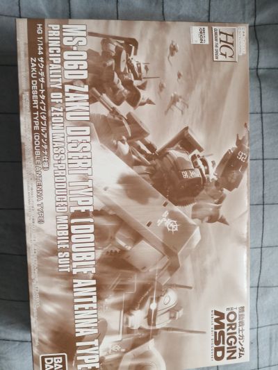 HG  机动战士高达 起源 MSD  沙漠型扎古 (双天线规格)