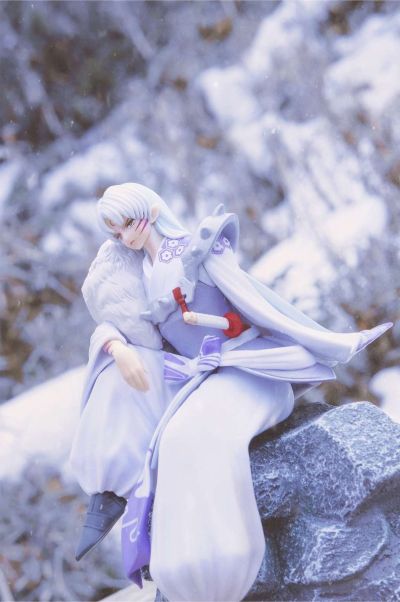 压泡面手办 战国御伽草子 犬夜叉 杀生丸