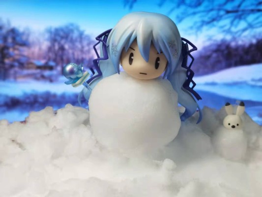 粘土人 #380 初音未来 & 兔子・雪根 雪版本2014