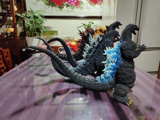 东宝30cm系列 酒井裕司造型杰作 哥斯拉大战王者基多拉 哥斯拉(1991) 网走市激斗！哥斯拉商店限定 放射热线版