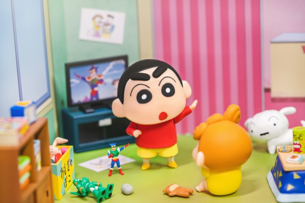 粘土人#1565 蜡笔小新 野原新之助 睡衣Ver. & 小葵