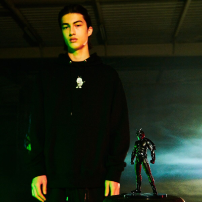 mastermind JAPAN x 假面骑士50周年纪念合作 S.H.Figuarts(真骨雕制法) 假面骑士新1号 黑色