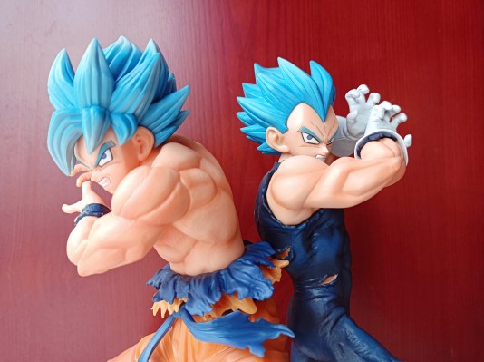 一番赏 A奖 MASTERLISE 超级赛亚人之神 超级赛亚人孙悟空 与 超级赛亚人之神 超级赛亚人贝吉塔