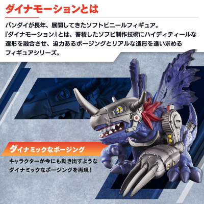 DYNAMOTION［重涂装版］ 数码宝贝02 机械暴龙兽(青)
