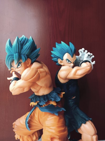 一番赏 A奖 MASTERLISE 超级赛亚人之神 超级赛亚人孙悟空 与 超级赛亚人之神 超级赛亚人贝吉塔