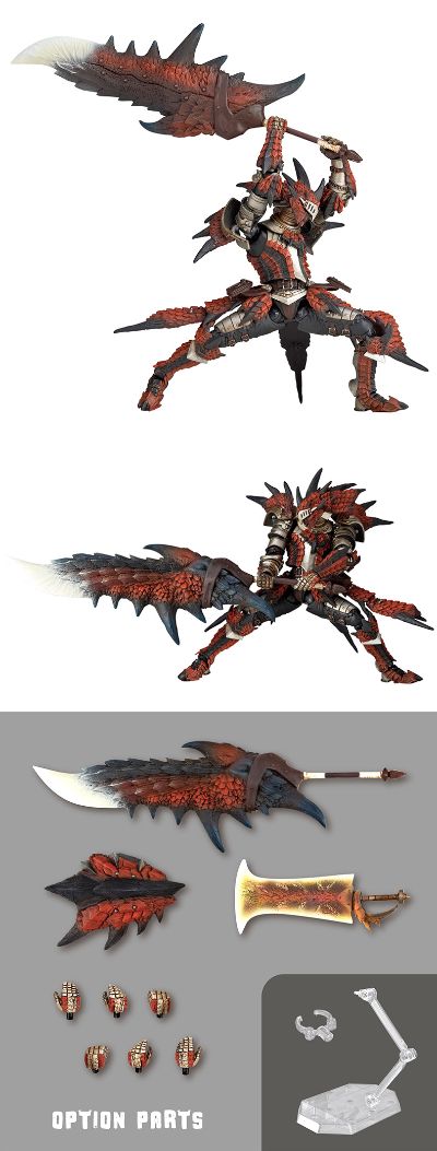 山口式转轮科技 怪物猎人系列 猎人男剑士 雄火龙装 (新版)