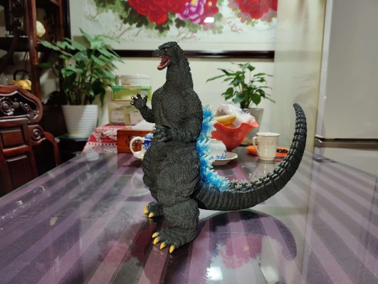 东宝30cm系列 酒井裕司造型杰作 哥斯拉大战王者基多拉 哥斯拉(1991) 网走市激斗！哥斯拉商店限定 放射热线版