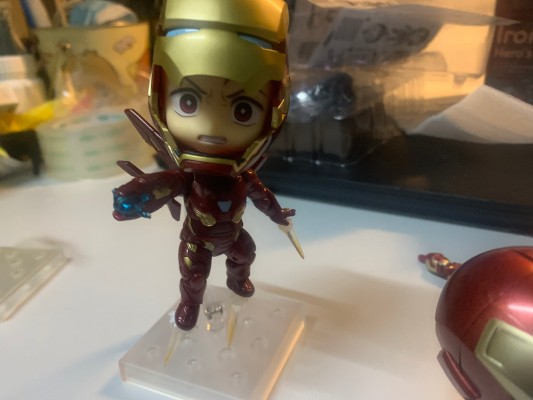 粘土人#988 复仇者联盟 无限战争 钢铁侠Mark50 Infinity Edition