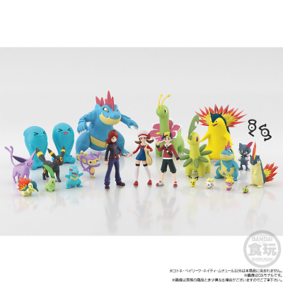 宝可梦比例世界 城都地区 琴音+月桂叶+天然雀+迷唇娃