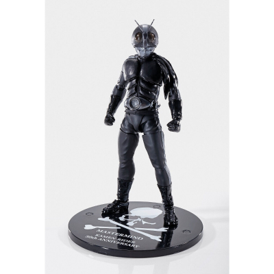 mastermind JAPAN x 假面骑士50周年纪念合作 S.H.Figuarts(真骨雕制法) 假面骑士新1号 黑色