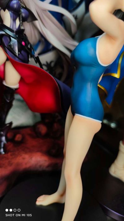 刀剑神域 桐谷直叶 深蓝色学校泳装