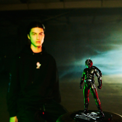 mastermind JAPAN x 假面骑士50周年纪念合作 S.H.Figuarts(真骨雕制法) 假面骑士新1号 黑色