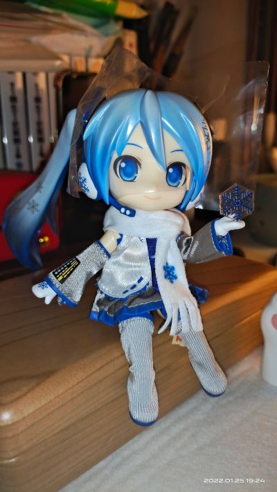 粘土娃 初音未来 雪未来