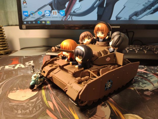迷你黏土人 少女与战车 西住美穗 
