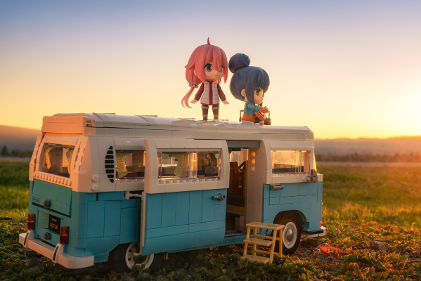 粘土人#1451 摇曳露营△ 志摩凛 摩托之旅