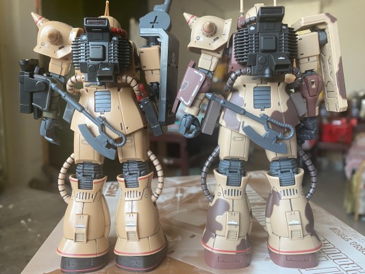 HG  机动战士高达 起源 MSD  沙漠型扎古 (双天线规格)