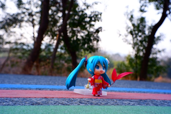 粘土人 #333  初音未来 浴衣 夏椿