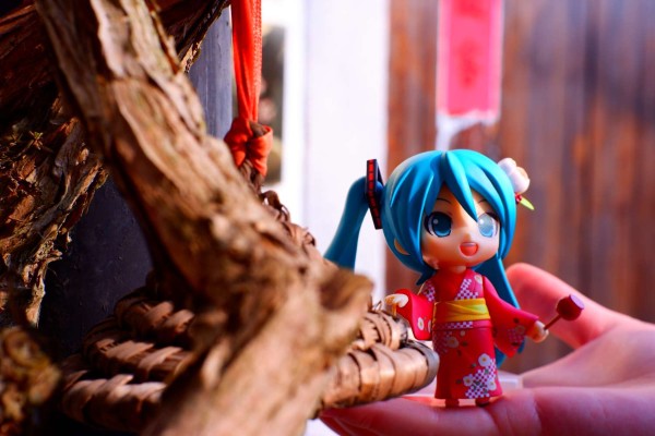 粘土人 #333  初音未来 浴衣 夏椿