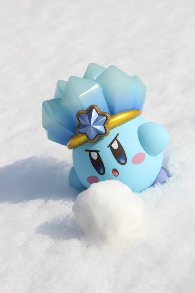 粘土人#786 星之卡比 冰卡比