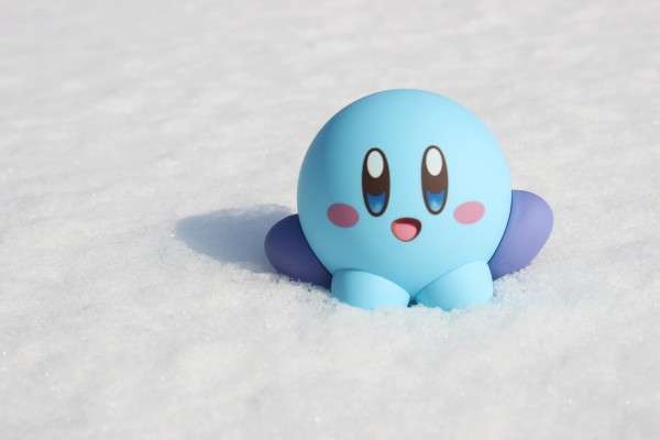 粘土人#786 星之卡比 冰卡比