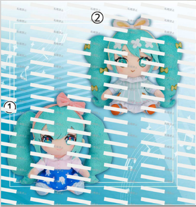 初音未来 居家风毛绒玩偶