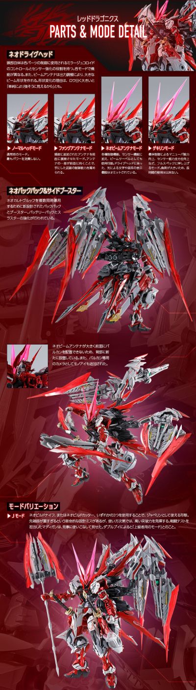 METAL BUILD 机动战士高达SEED ASTRAY R 异端高达  红龙之翼