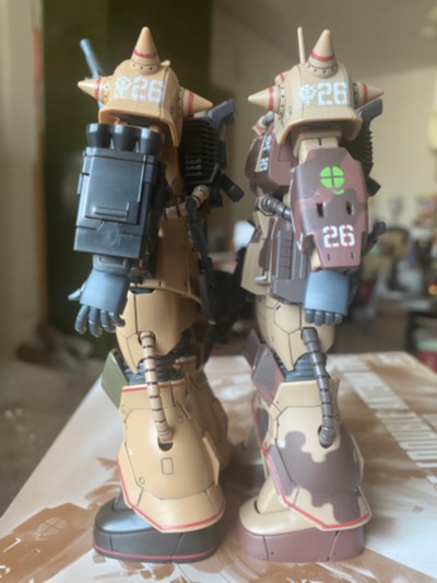 HG  机动战士高达 起源 MSD  沙漠型扎古 (双天线规格)