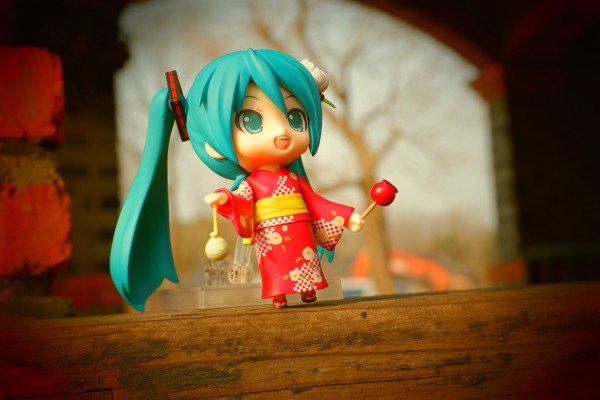 粘土人 #333  初音未来 浴衣 夏椿