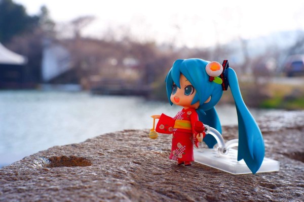 粘土人 #333  初音未来 浴衣 夏椿