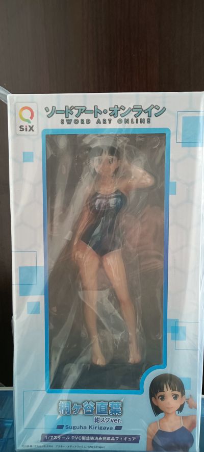 刀剑神域 桐谷直叶 深蓝色学校泳装