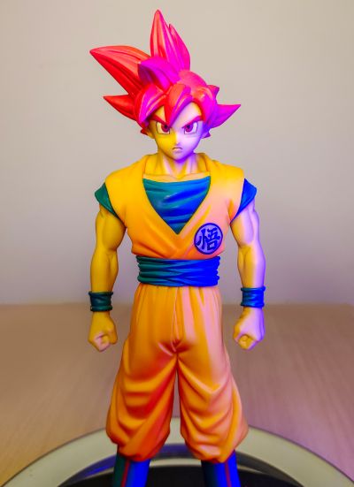 DXF 手办 龙珠Z 神と神 孙悟空超サイヤ人ゴッド 