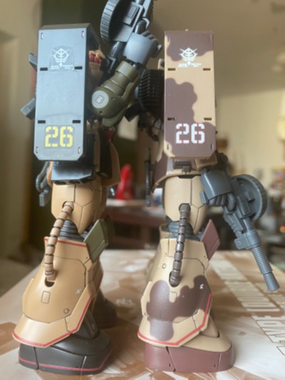 HG  机动战士高达 起源 MSD  沙漠型扎古 (双天线规格)