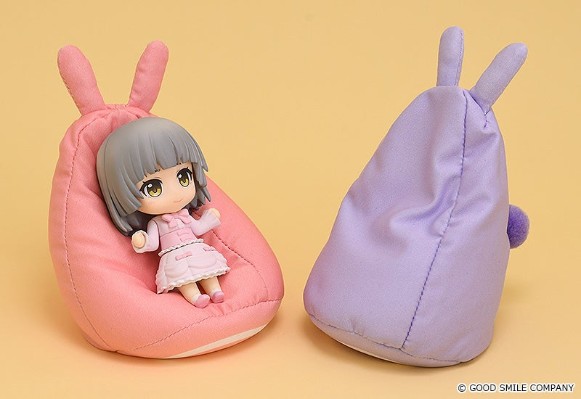 粘土人配件系列 懒人沙发 兔子