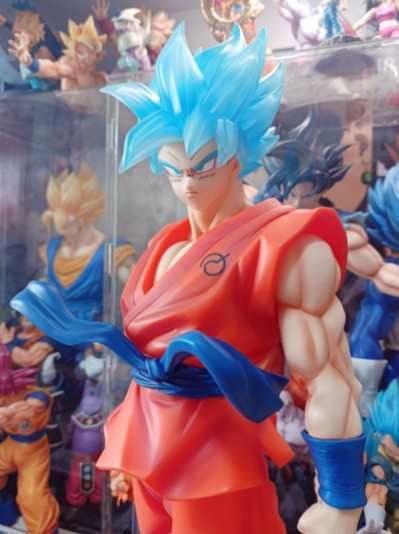 巨型系列 龙珠超 超级赛亚人之神超级赛亚人 孙悟空 彩透版