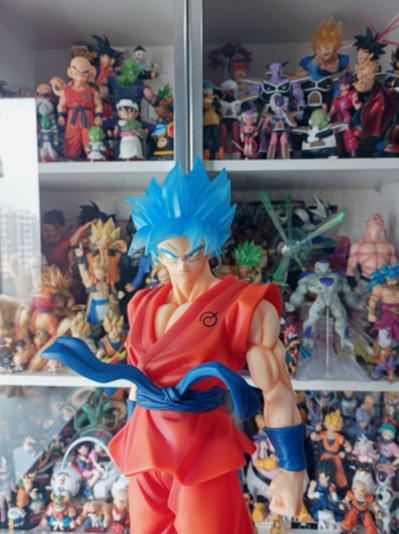 巨型系列 龙珠超 超级赛亚人之神超级赛亚人 孙悟空 彩透版