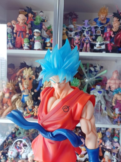 巨型系列 龙珠超 超级赛亚人之神超级赛亚人 孙悟空 彩透版