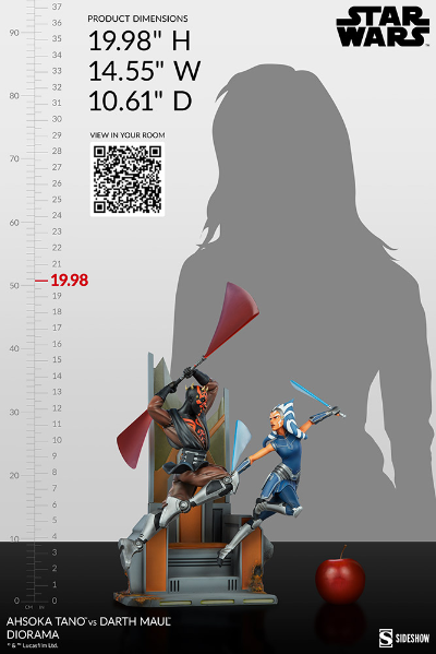 星球大战系列 阿索卡·塔诺 对决 达斯·摩尔